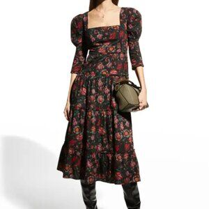 Diane Von Furstenberg Nora Floral Midi Dress